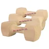 Image de HaltÃ¨re Bois Pour Chien 650 G 25 Cm Bords CarrÃ©s