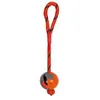 Image de Balle De Foot Avec Corde, Caoutchouc, Ã 6 Cm/1,00 M - 3307