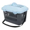 Image de Box De Transport Midi-Capri - Xs: 44 X 33 X 32 Cm, Gris FoncÃ©/Bleu Clair