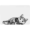 Image de Set De Table Zentangle - 44 X 28 Cm, Blanc/Noir