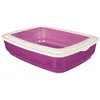 Image de Trixie Bac A Litiere Cisco Avec Rebords - 38x11x50 Cm - Pour Chat