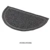 Image de Tapis Pour Bac Ã LitiÃ¨re, Semi-Circulaire, Pvc, 41 Ã 25 Cm, Anthracite - 40385