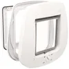Image de Trixie ChatiÃ¨re 4 Positions Pour Portes En Verre 27 X 27 Cm Blanc
