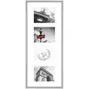 Image de Cadre pêle-mêle 30 x 74 cm Gallery Junior 4 vues 18 x 13 cm Argent