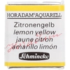 Image de Peinture aquarelle Horadam demi-godet extra-fine 215 - Jaune citron