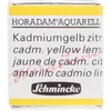 Image de Peinture aquarelle Horadam demi-godet extra-fine 223 - Jaune de cadmium citron