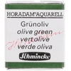 Image de Peinture aquarelle Horadam demi-godet extra-fine 515 - Vert olive