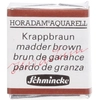 Image de Peinture aquarelle Horadam demi-godet extra-fine 670 - Brun de garance