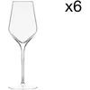 Image de Lot De 6 Verres Ã Vin En Cristallin, Transparent, 40,5 Cl