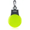 Image de Lampe De SÃ©curitÃ© Led RÃ©flÃ©chissante Avec Signal Clignotant, Vert Fluo, Avec Mousqueton De Suspension, Reer Light&go 53253