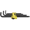 Image de Wera 950 PKL/9 SZ N 05022171001 Jeu de clÃ©s mÃ¢les coudÃ©es systÃ¨me impÃ©rial Blacklaser 9 piÃ¨ces