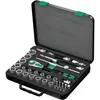 Image de Wera 8100 SC 2 Jeu cliquet Zyklop Speed Ã  emmanchement 1/2"", mÃ©trique, 37 piÃ¨ces - 05003645001