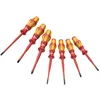 Image de Wera 160 iSS/7 Jeu de tournevis Kraftform Plus SÃ©rie 100. Avec lames Ã  diamÃ¨tre rÃ©duit ainsi qu'Ã  diamÃ¨tres de manches rÃ©duits, 7 piÃ¨ces - 05135961001