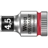 Image de Wera Douille Zyklop Ã  emmanchement 1/4"" 8790 HMA HF, 4.5 mm - 05003718001