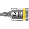 Image de Wera Douille-embout TORX HF Zyklop Ã  emmanchement 1/4"" avec fonction de retenue 8767 A HF TORX, TX 15 - 05003363001
