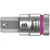 Image de Wera Douille-embout Zyklop pour vis Ã  six pans creux, Ã  emmanchement 1/4Â¿ avec fonction de retenue 8740 A HF, 8 mm - 05003339001