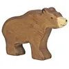 Image de Figurine En Bois, Ours Brun, Collection Safari