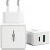 Image de Chargeur 2 ports USB A+C - 18W - 100-240V AC/5-12V DC ANSMANN