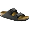 Image de Birkenstock - Sandales en cuir synthétique - Arizona Birko-Flor Black - Taille 37 - Noir
