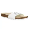 Image de Nu-Pieds Hommes Birkenstock Madrid En MatiÃ¨re SynthÃ©tique (Birko Flor). - 42