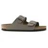 Image de Claquettes Birkenstock Arizona Nubuck Stone 0151211 - 41