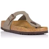 Image de Sandales plates BIRKENSTOCK  Gizeh Nobuck Birko-Flor Regular - Stone M66810232