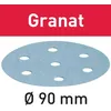 Image de Lot de 100 abrasifs stickfixÃ90mm pour enduits,apprÃªts,laques,peintures en COV et supports durs STFD90/6P180GR/100FESTOOL 497369