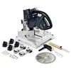 Image de Scie Ã  onglets sans fil SYMMETRIC SYMC 70 4,0 EBI-Plus - FESTOOL - avec 2 batteries 18v 4.0Ah - chargeur - sytainer - 577464