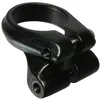 Image de Collier Serrage Tige De Selle Avec Fixation Porte Bagage Alu Noir Diam 31,8mm