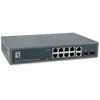 Image de LevelOne GEP-1221 commutateur rÃ©seau Gigabit Ethernet (10/100/1000) Connexion Ethernet, supportant l'alimentation via ce port (PoE) Noir