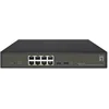 Image de LevelOne GES-2110P commutateur rÃ©seau GÃ©rÃ© L2 Gigabit Ethernet (10/100/1000) Connexion Ethernet, supportant l'alimentation via ce port (PoE) Noir