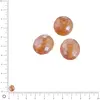 Image de Perles verre antiques à facettes Ø 6 mm - Topaze x 40 pces