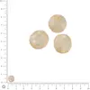 Image de Perles verre antiques à facettes Ø 8 mm - Beige x 20 pces