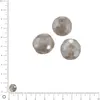 Image de Perles verre antiques à facettes Ø 8 mm - Gris x 20 pces