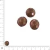 Image de Perles verre antiques à facettes Ø 10 mm - Brun x 10 pces