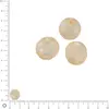 Image de Perles verre antiques à facettes Ø 10 mm - Beige x 10 pces