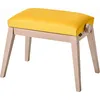 Image de K&m 13947 - Banquette Piano Couleur Grise, SiÃ¨ge Velours Jaune