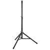 Image de K&m 21450 - Pied dÂ¿enceinte - Tube 35 mm - Hauteur rÃ©glable - Goupille de sÃ©curitÃ© - Aluminium - Noir