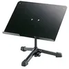 Image de K&m 12140 - Pupitre De Table - Plateau DÃ©montable - Noir - Pied Repliable