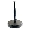 Image de K&m 23325 - Support Micro - Posable Sur Table Ou Sol - Embase Ronde 180 Mm - Hauteur 217 Ã 347 Mm - Filetage 3/8