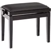 Image de Konig & Meyer 13911 Banquette Piano Noir Brillant Avec Assise En SkaÃ¯ Noir