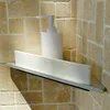 Image de Keuco Edition 400 Tablette de douche en angle avec raclette, 11557170100