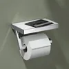 Image de Keuco REVA Porte-rouleau de papier toilette avec tablette, 12873019000