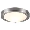 Image de Trio Condus Plafonnier Salle De Bain Moderne Nickel Mat Ip44