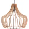 Image de Suspension En Bois Wood Avec Design Ã Lamelles