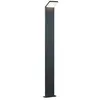 Image de Trio Pearl Borne D'extÃ©rieur Moderne 100 Cm Anthracite 3000k Ip54