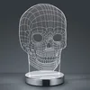 Image de Couleur Commutable - Lampe Ã Poser Led Skull