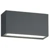 Image de Trio Trent Applique D'extÃ©rieur Moderne Up Down Anthracite 3000k Ip65