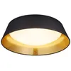 Image de Noir Et Or - Plafonnier Led Ponts Rond