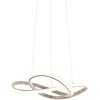 Image de Trio Leuchten Design Lampe Ã  Suspension / Lustre / Luminaire / Lumiere / ÃÂClairage Design En Acier Avec Led Dimmable En 3 ÃÂ©Tapes - Ruta Aluminium /Plastique /Acier Acier Oblongue /...
